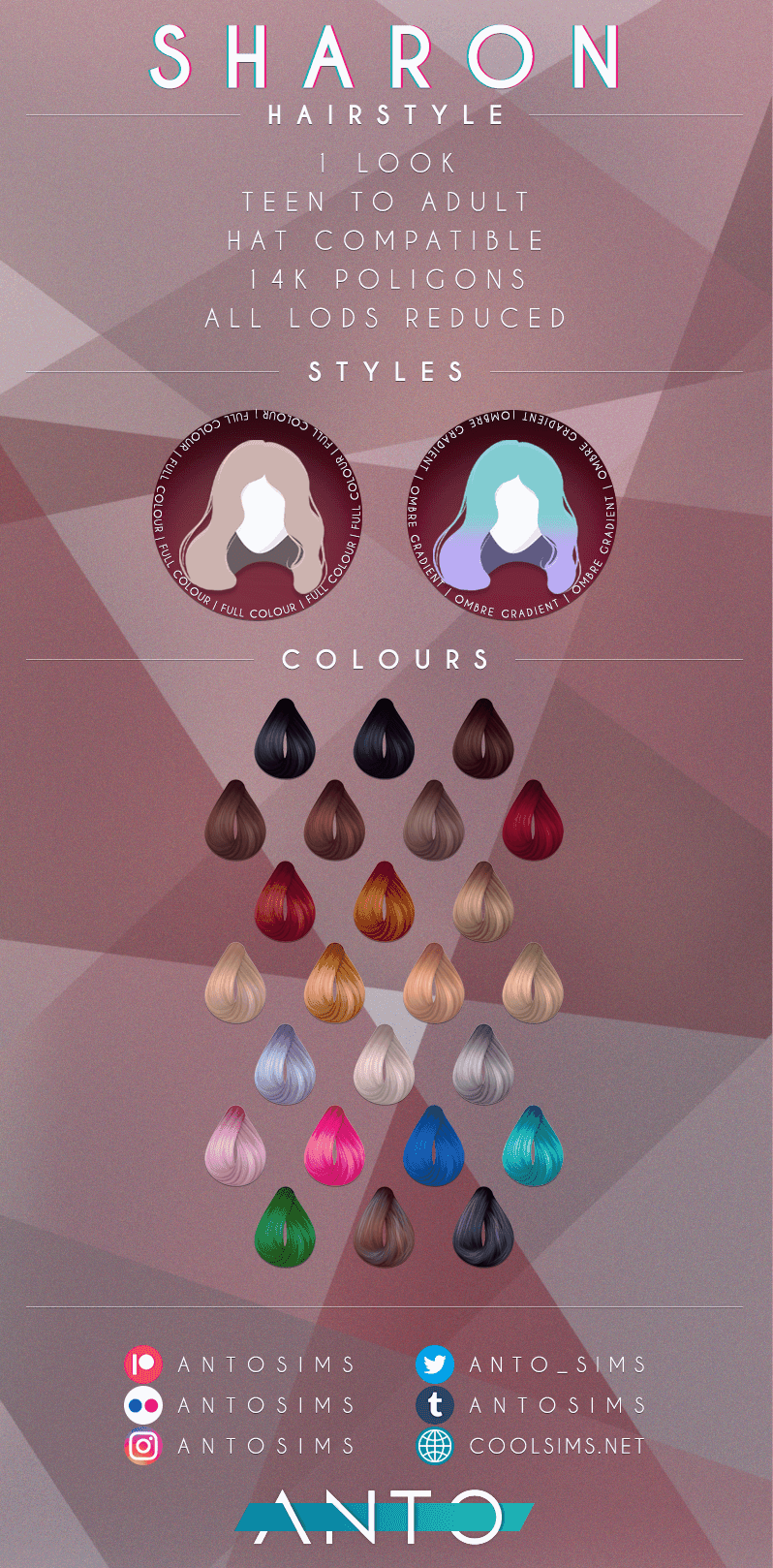 Галерея мода Прическа Sharon Hairstyle #1